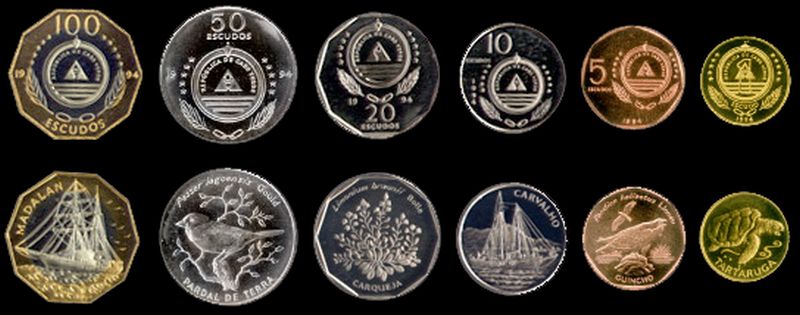 Kapverdské mince, escudos